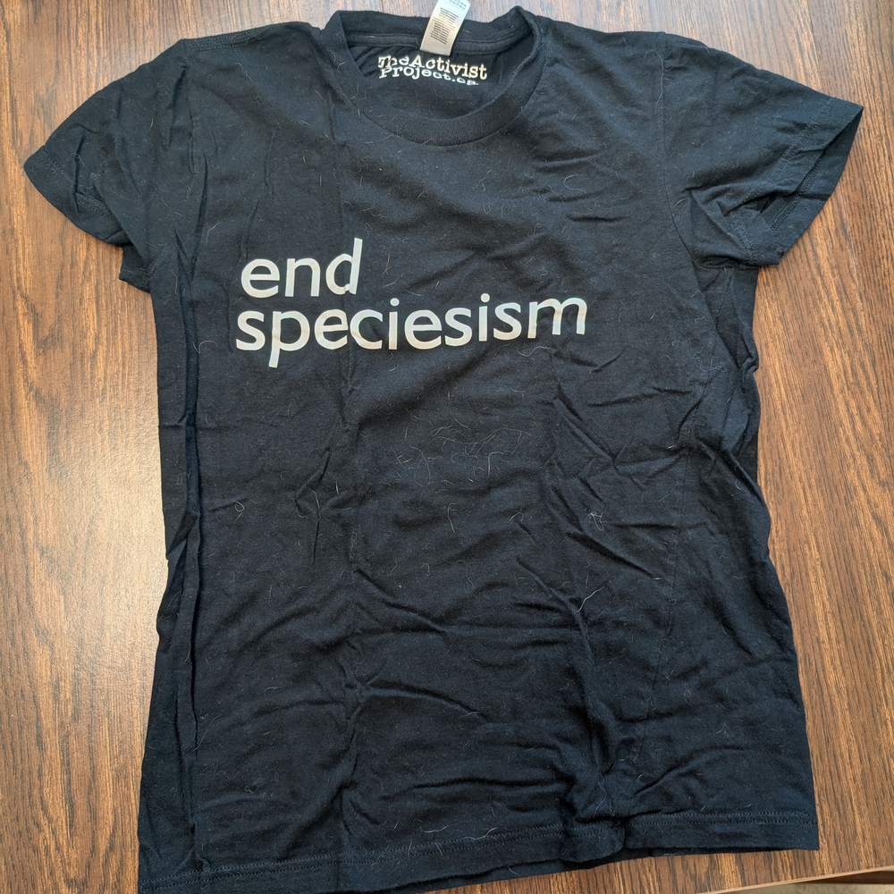 Black 'End Speciesism' T-Shirt
